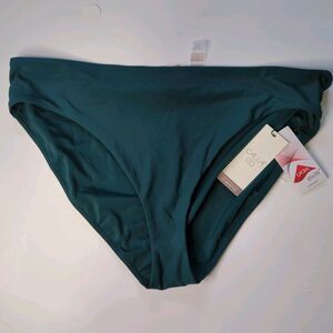Calia Core Mid-Rise Bikini Swim  Bottom womens XXL Mid-Rise Sea Green NWT